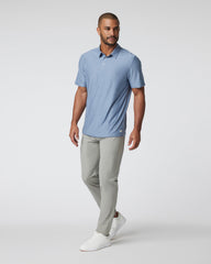 Vuori Strato Tech Polo Men's Chambray Heather Polo