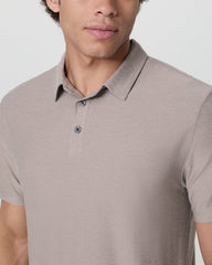 Vuori Strato Tech Polo Men's Mocha Heather Polo