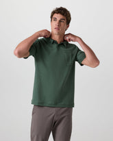 Vuori Short Sleeve Ponto Performance Polo Marsh Heather