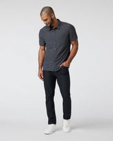 Vuori Short Sleeve Ace Button Down Men's Charcoal Shirt