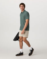 Vuori Ace Polo Men's Agate Green Performance Polo Shirt