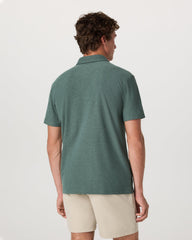 Vuori Ace Polo Men's Agate Green Performance Polo Shirt