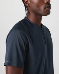 Vuori Short Sleeve Viewpoint Henley Navy