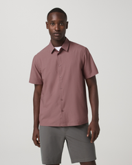 Vuori Short Sleeve Manhattan Button Down Men's Adobe Shirt