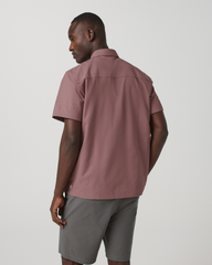 Vuori Short Sleeve Manhattan Button Down Men's Adobe Shirt