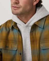 Vuori Long Sleeve Flannel Button Down Men's Bluegrass Shirt