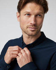 Vuori Long Sleeve Ace Button-Down Ink