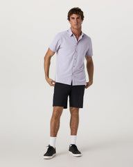 Vuori Short Sleeve Bridge Button Down Men's Cinder Shirt