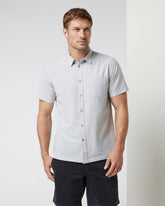 Vuori Short Sleeve Bridge Button Down Vapor Dot