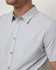 Vuori Short Sleeve Bridge Button Down Vapor Dot