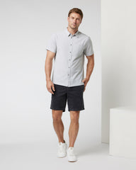 Vuori Short Sleeve Bridge Button Down Vapor Dot