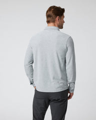 Vuori Long Sleeve Ace Button-Down Grey Button Down Shirt