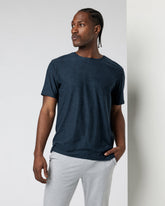 Vuori Strato Tech Tee Men's Navy Heather Blue Tee