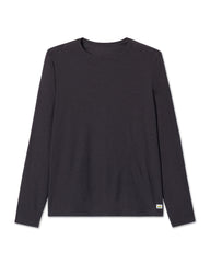 Vuori Long-Sleeve Strato Tech Tee Men's Charcoal Shirt