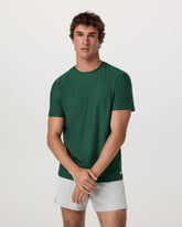 Vuori Strato Tech Tee Men's Viridian Heather Performance Shirt