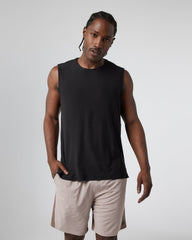 Vuori Strato Muscle Tee Men's Black Muscle Shirt