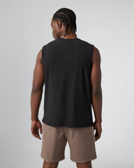 Vuori Strato Muscle Tee Men's Black Muscle Shirt