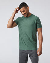 Vuori Strato Tech Tee Men's Sea Pine Heather Workout Shirt