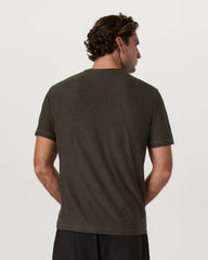Vuori Strato Tech Tee Men's Dark Oregano Heather T-Shirt