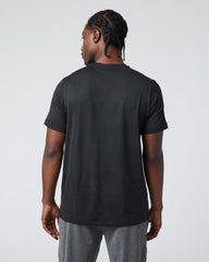 Vuori Short Sleeve Ponto Performance Tee Black Heather