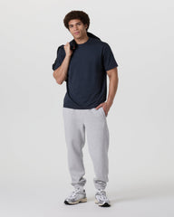 Vuori Short Sleeve Ponto Tee - Relaxed Fit Midnight Heather