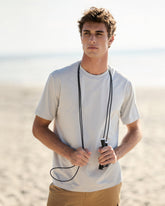 Vuori Short Sleeve Ponto Tee - Relaxed Fit Frost Grey Heather