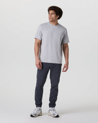 Vuori Short Sleeve Ponto Tee - Relaxed Fit Frost Grey Heather