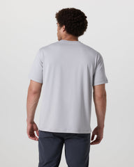 Vuori Short Sleeve Ponto Tee - Relaxed Fit Frost Grey Heather