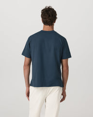 Vuori Short Sleeve Ponto Pocket Tee - Relaxed Fit Ocean Blue