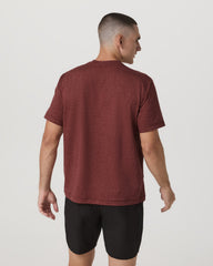 Vuori Men's Short Sleeve Ponto Tee - Relaxed Spiced Apple