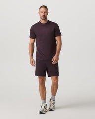 Vuori Men's Short Sleeve Ponto Performance Tee Raisin Heather