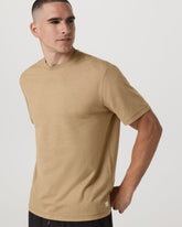 Vuori Men's Short Sleeve Ponto Tee - Relaxed Sungold Heather