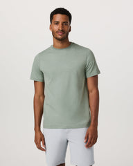 Vuori Men's Short Sleeve Ponto Performance Tee Thyme Heather