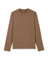 Vuori Long Sleeve Ponto Performance Tee Pecan Heather