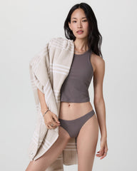 Vuori Offshore XL Beach Towel Natural