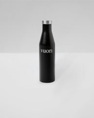Vuori S6 Wordmark Mizu Water Bottle Black Insulated Bottle