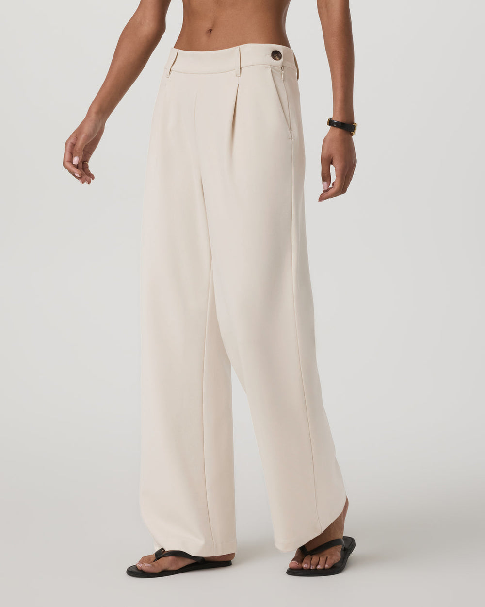 Vuori Maven Wideleg Pant Women's Bone Wideleg Pants