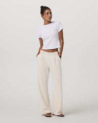 Vuori Maven Wideleg Pant Women's Bone Wideleg Pants