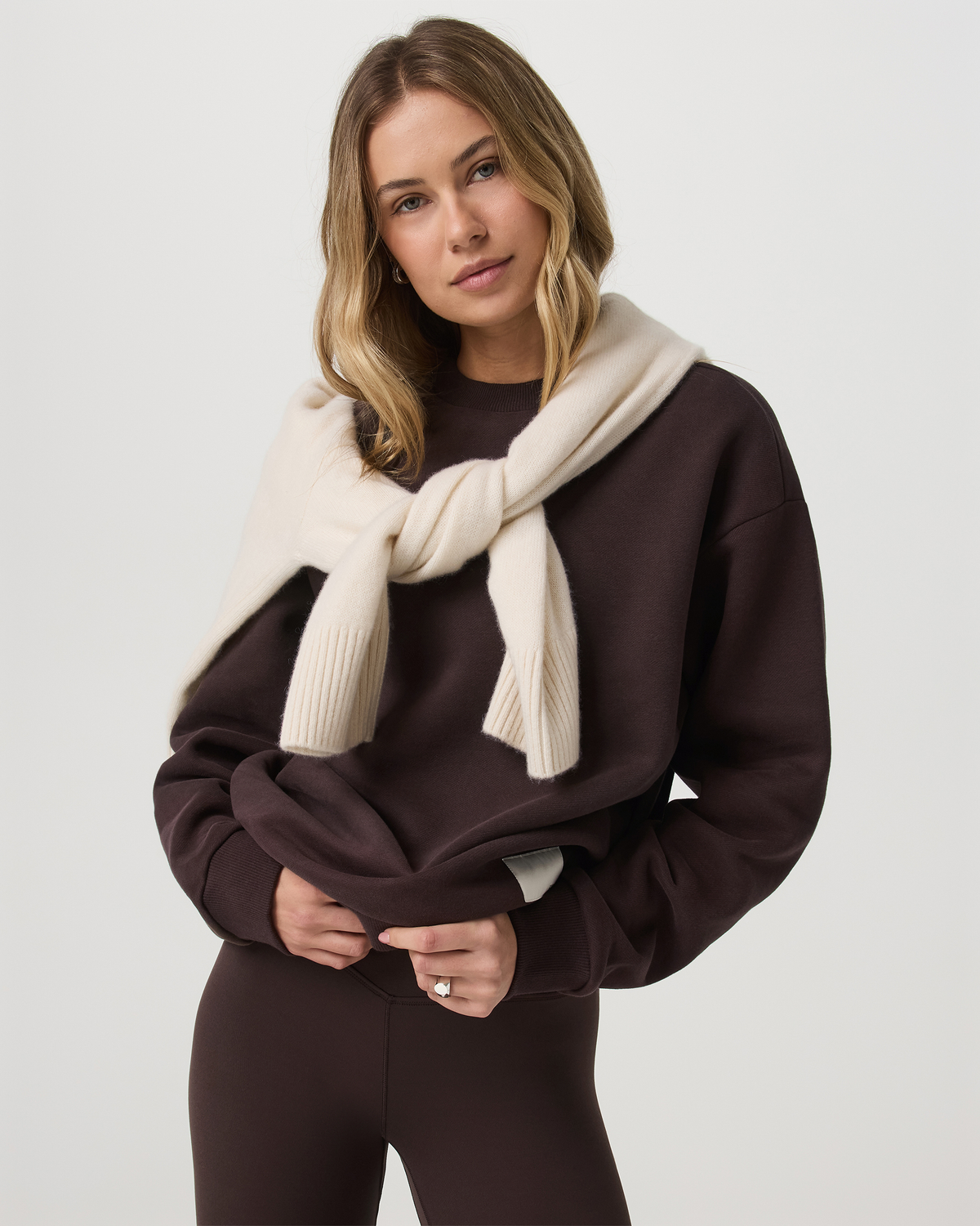 Vuori Restore Oversized Crew 2.0 French Roast Sweatshirt
