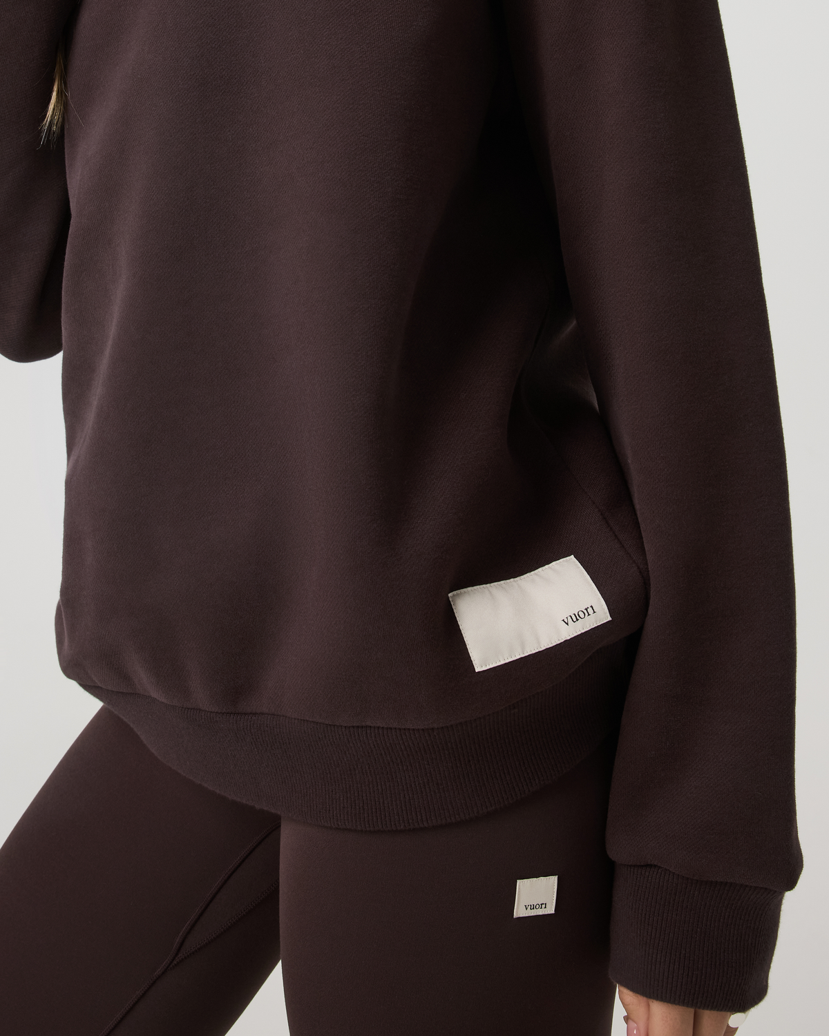 Vuori Restore Oversized Crew 2.0 French Roast Sweatshirt