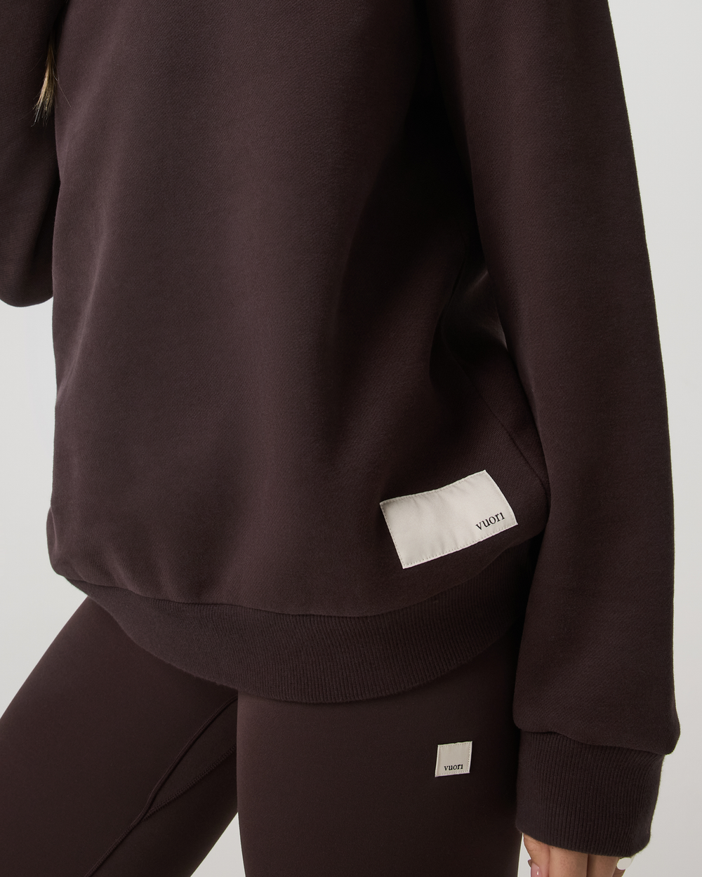Vuori Restore Oversized Crew 2.0 French Roast Sweatshirt