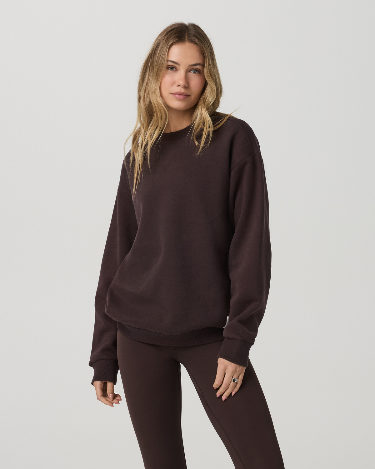 Vuori Restore Oversized Crew 2.0 French Roast Sweatshirt