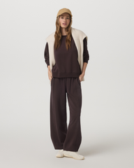 Vuori Sedona Seams Crew Women's French Roast Sweatshirt