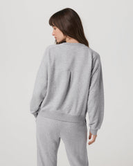 Vuori Sedona Seams Crew Women's Light Heather Grey Sweatshirt