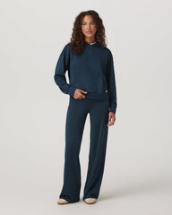 Vuori Halo Pullover Hoodie Women's Blue Coast Heather Hoodie