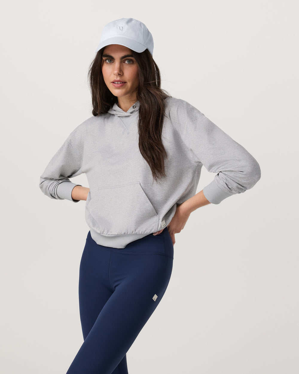 Vuori Halo Pullover Hoodie Women's Pale Heather Grey Hoodie