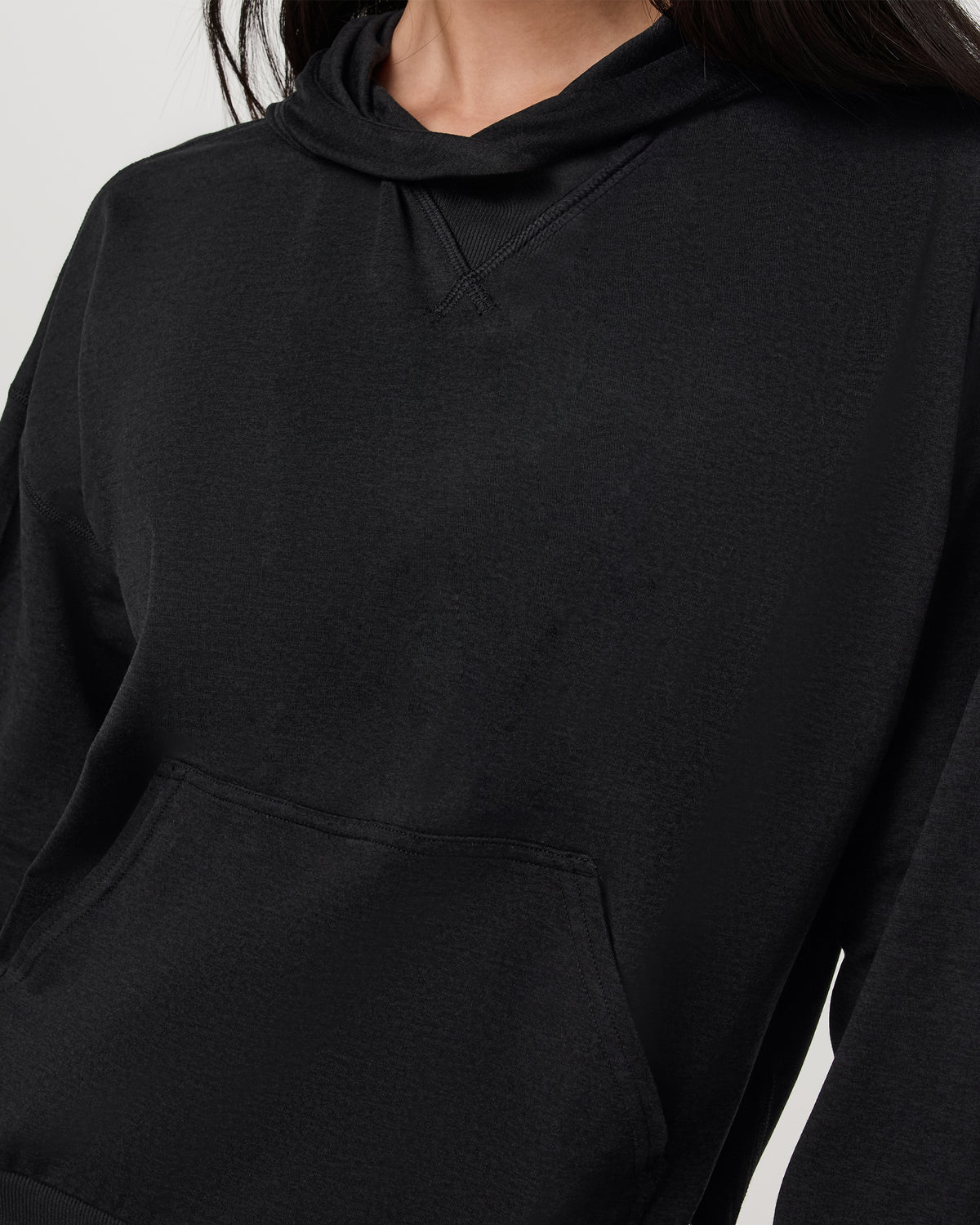 Vuori Halo Pullover Hoodie Women's Black Heather Hoodie