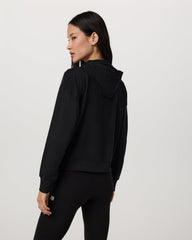 Vuori Halo Pullover Hoodie Women's Black Heather Hoodie