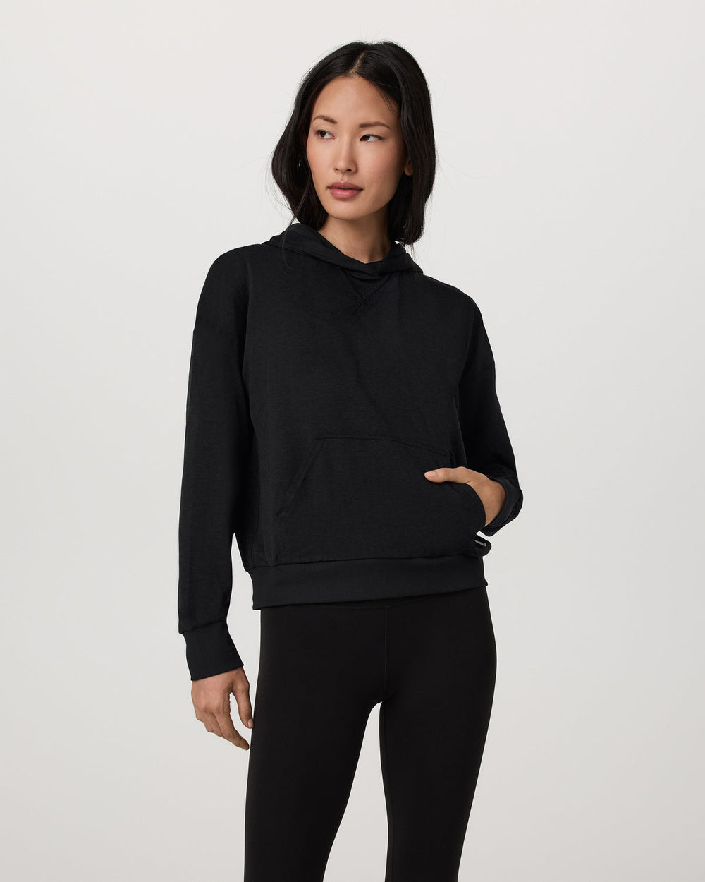 Vuori Halo Pullover Hoodie Women's Black Heather Hoodie