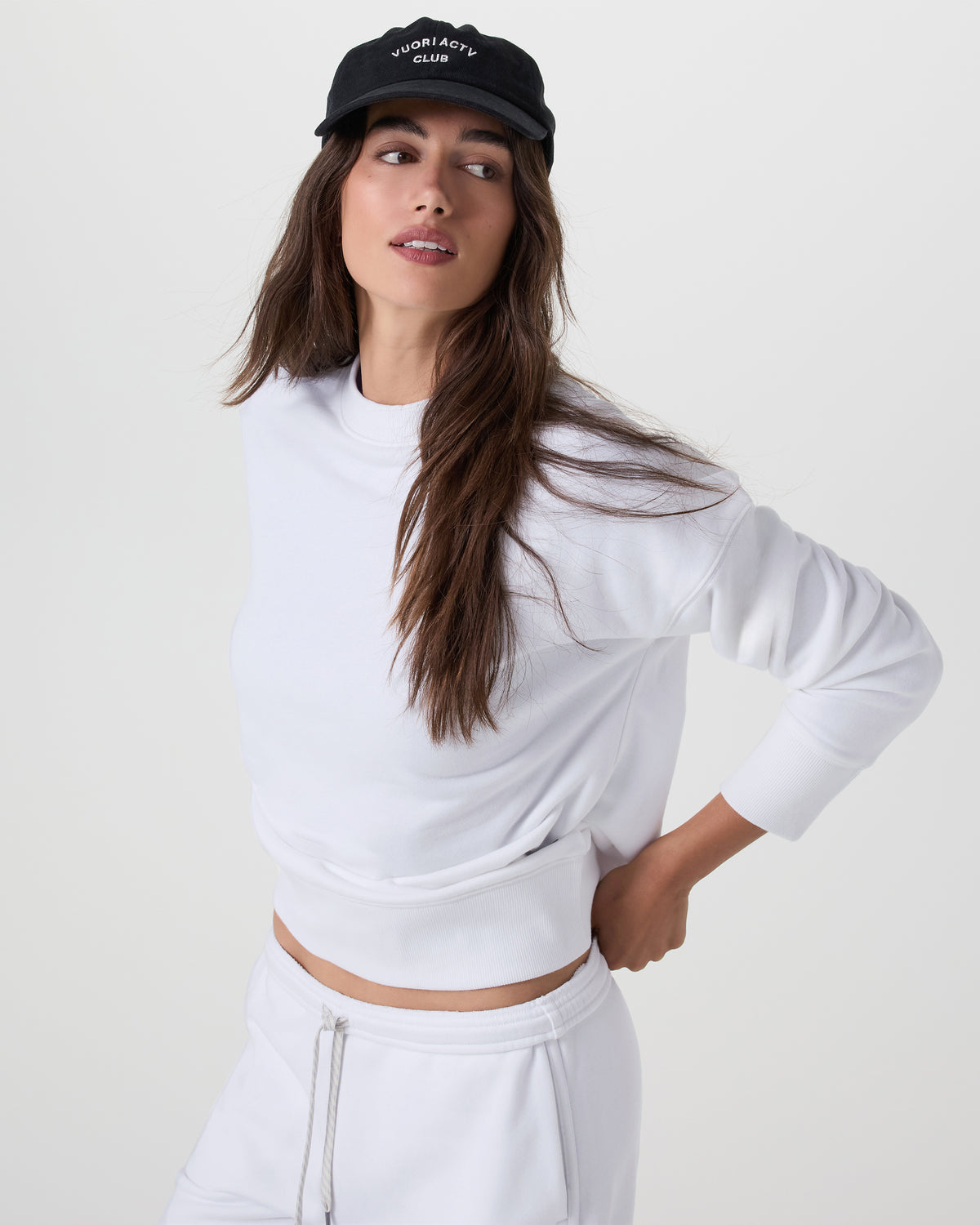 Vuori Sedona Weekender Crew Women's White Pullover